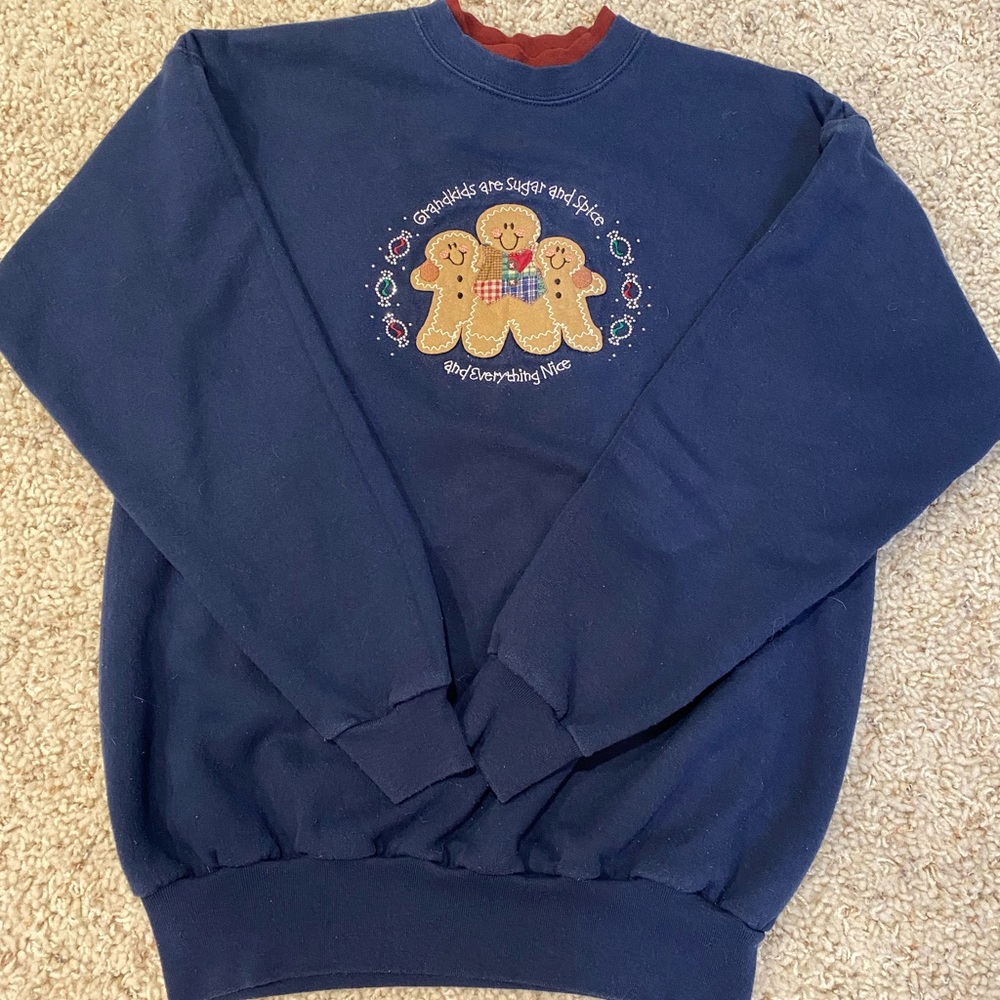 Vintage M & C Energy Sportswear Granny Gingerbread Crewneck